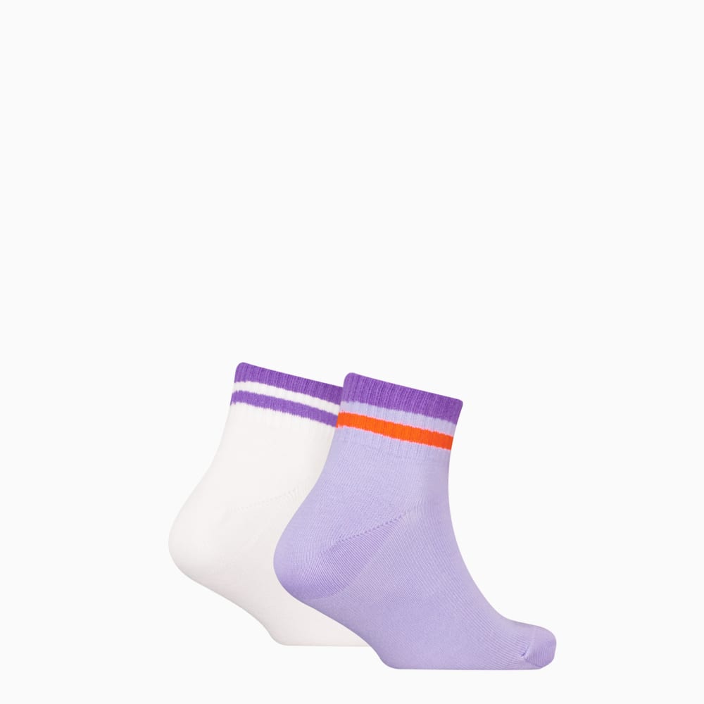 Зображення Puma Дитячі шкарпетки Quarter Socks 2 Pack Youth #2: white / various logo colors