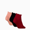 Изображение Puma Носки PUMA Women's Quarter Socks 3 pack #2: flame orange / pepper green