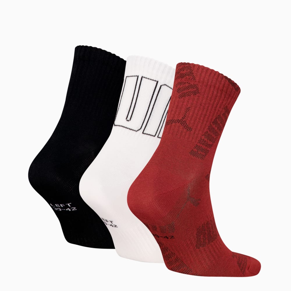 Изображение Puma Носки Short Socks 3 Pack Unisex #2: red combo