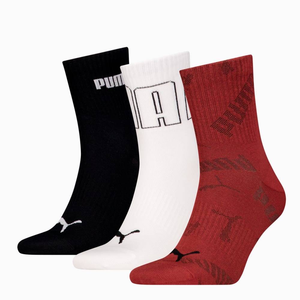 Изображение Puma Носки Short Socks 3 Pack Unisex #1: red combo