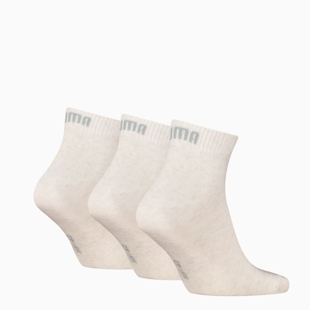 Изображение Puma Носки Quarter Socks 3 Pack Unisex #2: Oatmeal