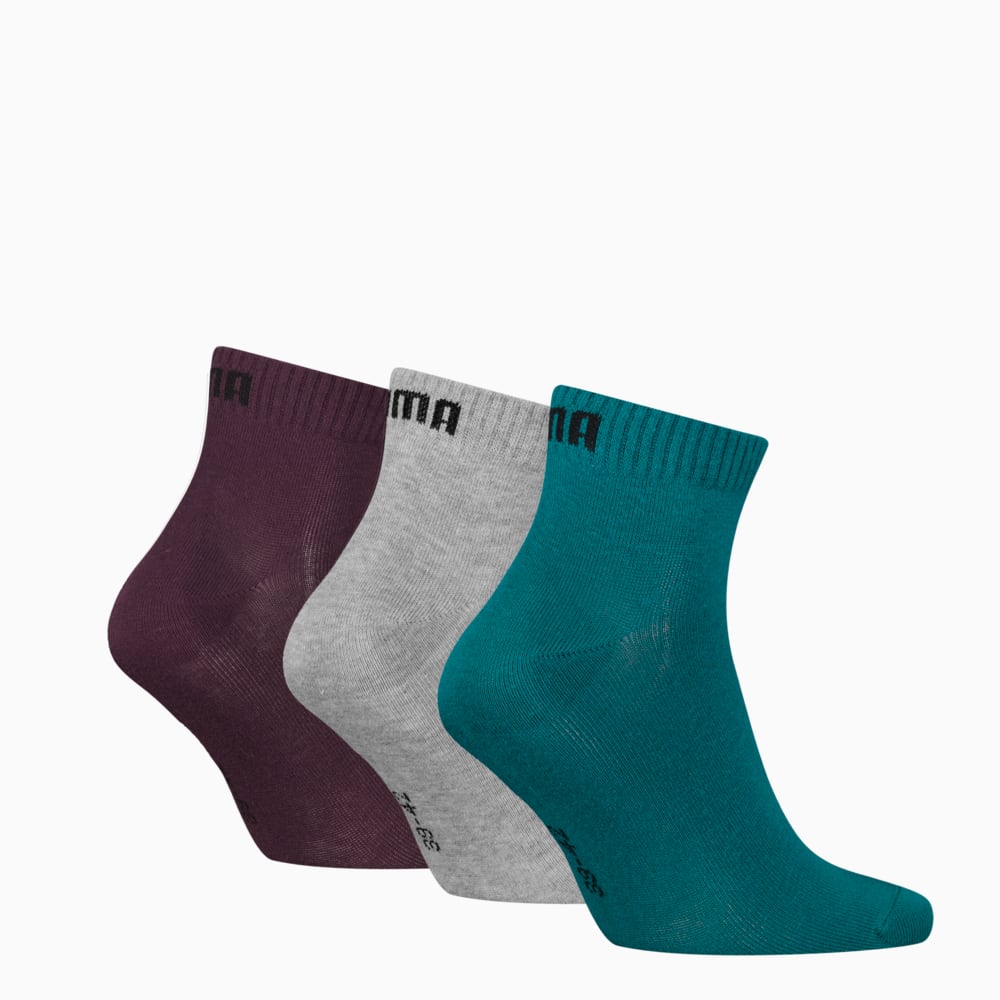 Зображення Puma Шкарпетки Quarter Socks 3 Pack Unisex #2: green combo