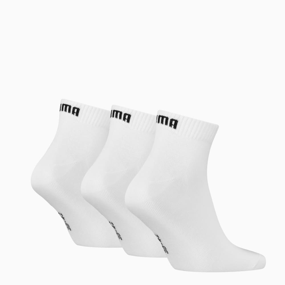 Изображение Puma Носки Quarter Socks 3 Pack Unisex #2: White