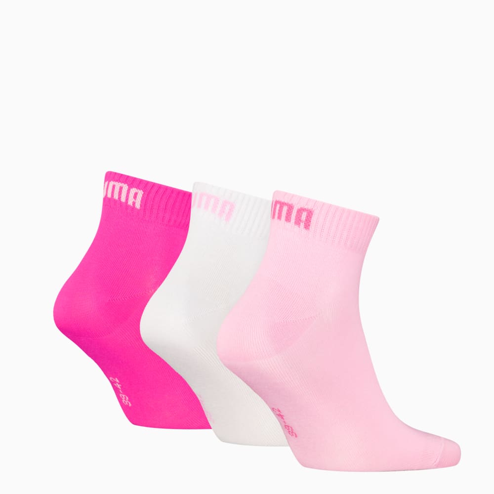 Изображение Puma Носки Quarter Socks 3 Pack Unisex #2: pink lady