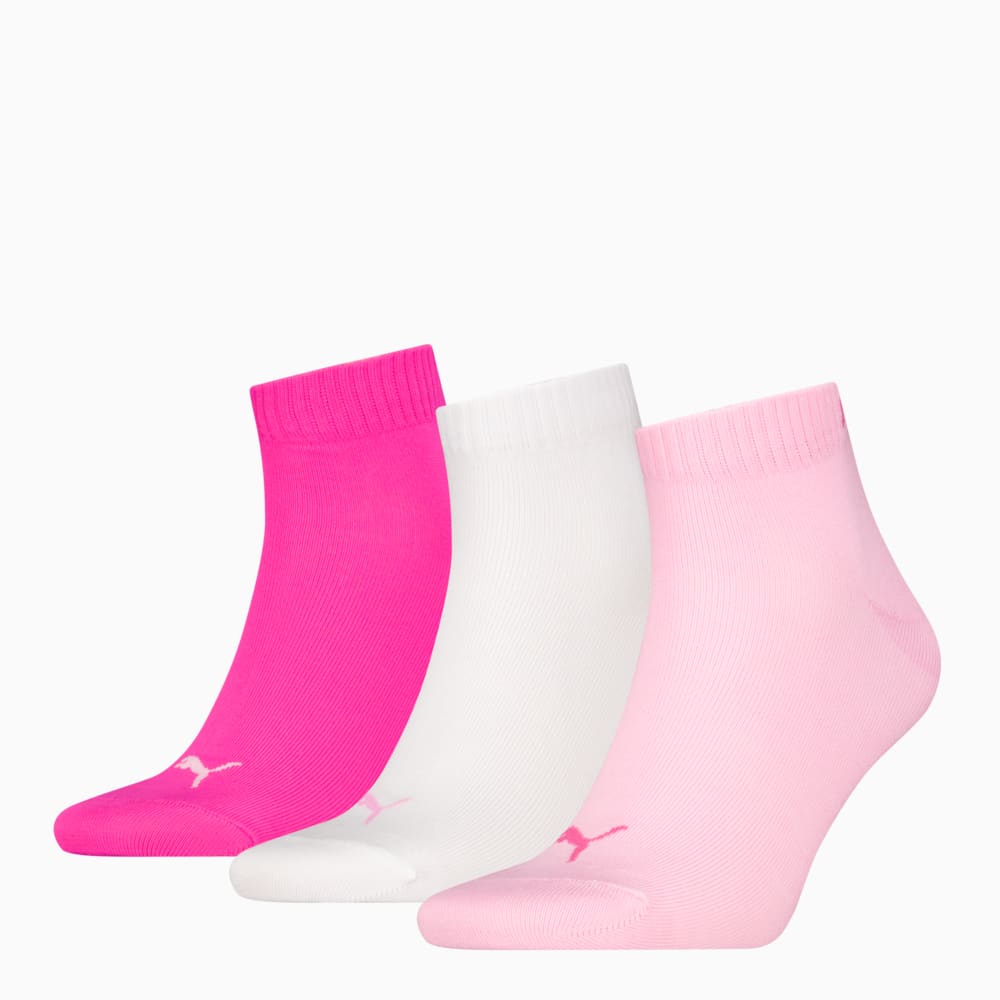 Изображение Puma Носки Quarter Socks 3 Pack Unisex #1: pink lady