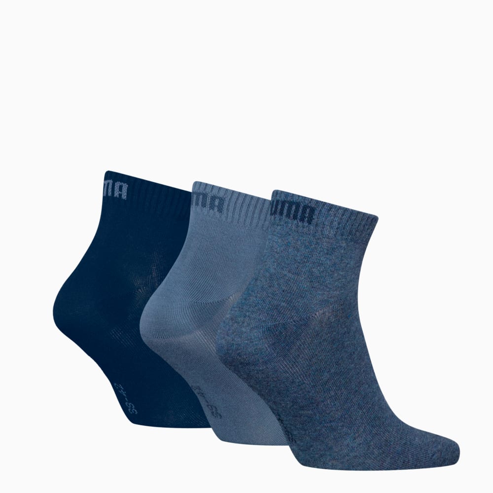 Изображение Puma Носки Quarter Socks 3 Pack Unisex #2: denim blue