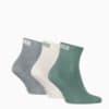 Изображение Puma Носки Quarter Socks 3 Pack Unisex #2: green / grey
