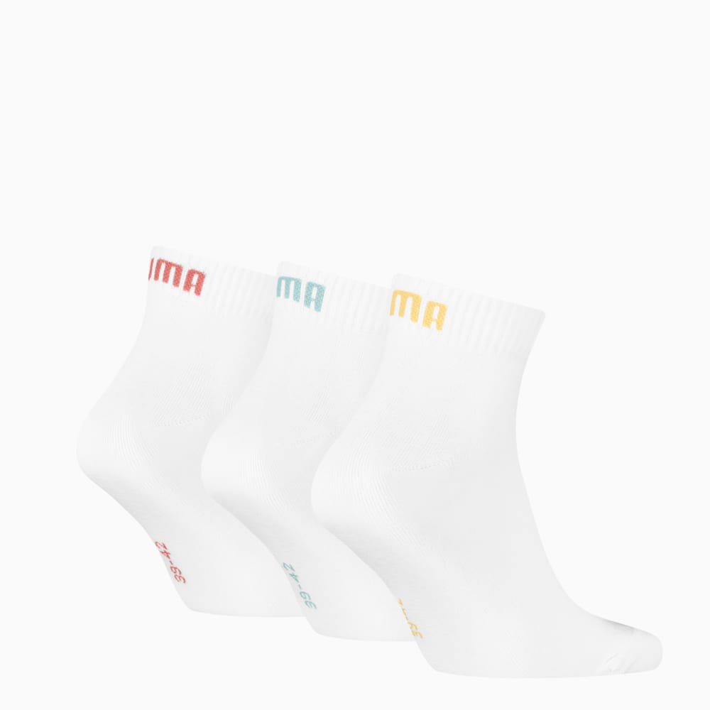 Изображение Puma Носки Quarter Socks 3 Pack Unisex #2: white combo