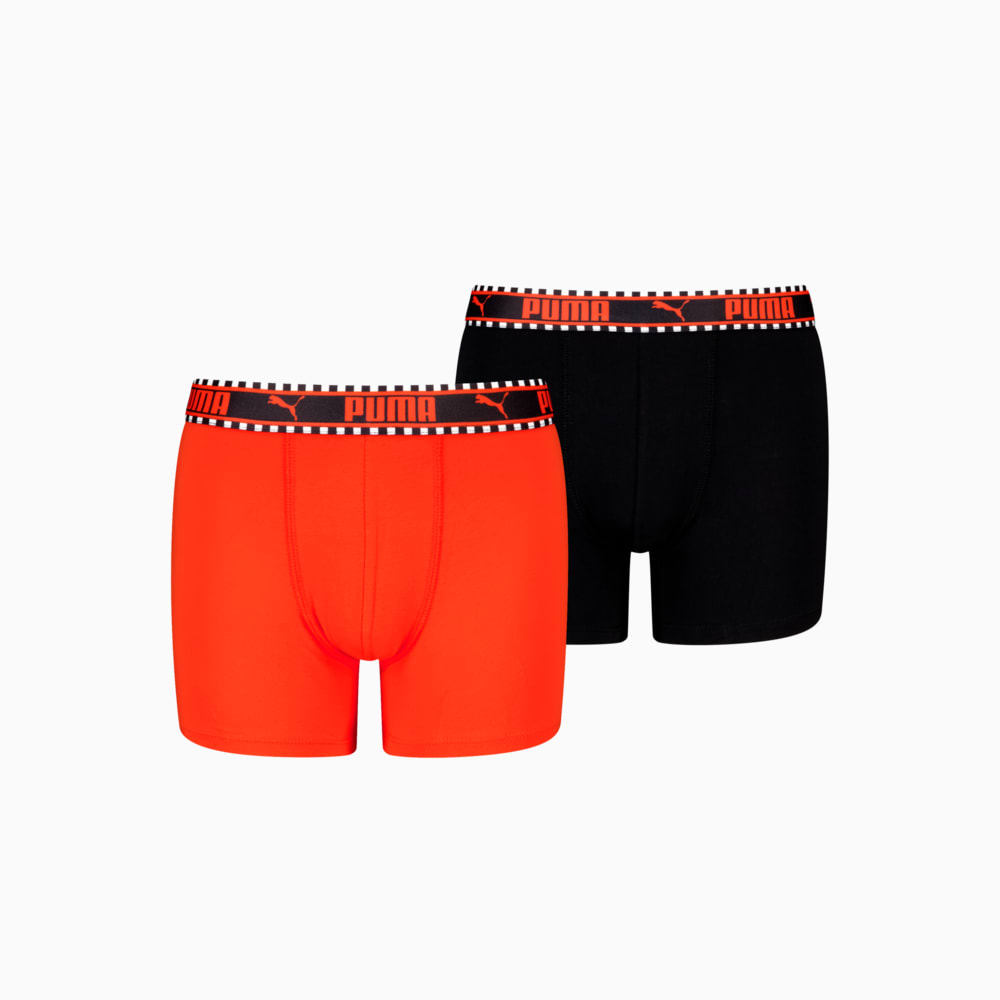 Зображення Puma Дитяча спідня білизна PUMA Kids' Boxer Briefs 2 pack #1: red / black