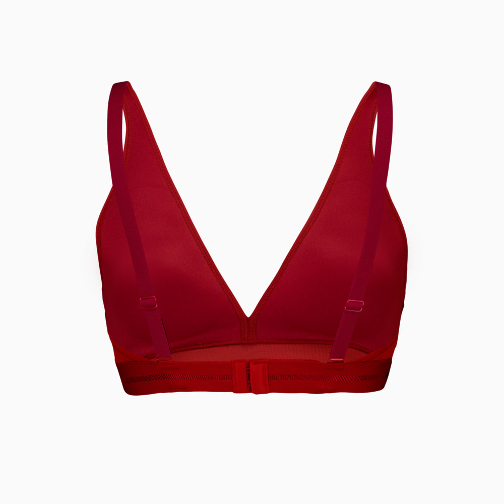 Зображення Puma Бра PUMA Women's Padded Triangle Top #2: Burgundy