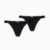 Зображення Puma Жіноча спідня білизна PUMA Women's String Thongs 2 pack #1: black