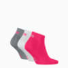 Изображение Puma Носки Sneaker Socks Unisex (3-pack) #2: middle grey melange / pink