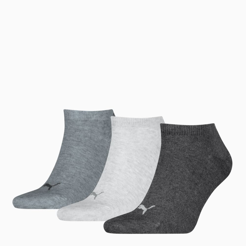 Изображение Puma Носки Sneaker Socks Unisex (3-pack) #1: anthraci/l mel grey/m mel grey
