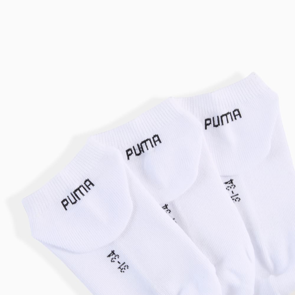 Изображение Puma Детские носки Sneaker Socks Youth (3-pack) #2: White