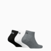 Изображение Puma Детские носки Sneaker Socks Youth (3-pack) #2: grey/white/black