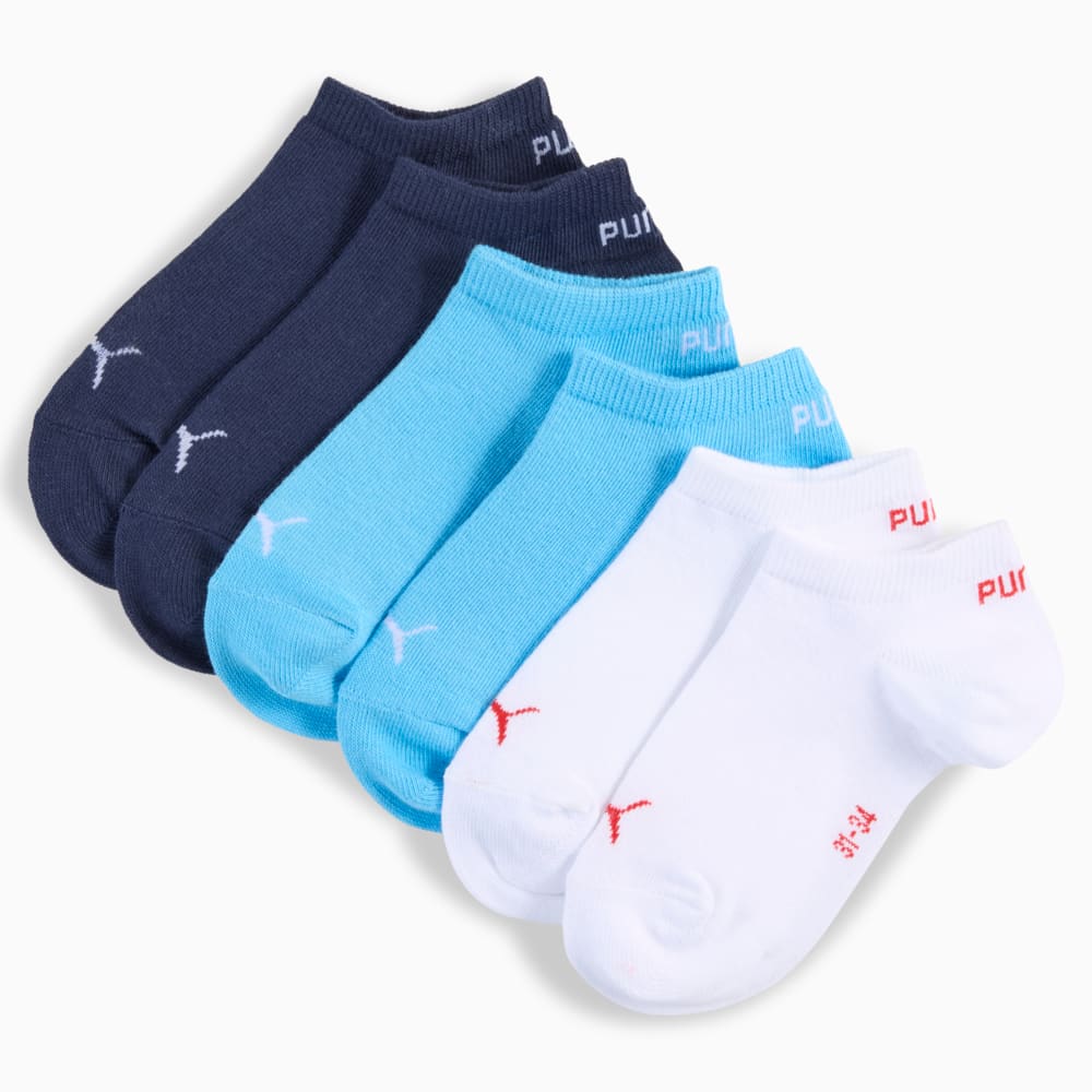 Изображение Puma Детские носки Sneaker Socks Youth (3-pack) #1: blue combo