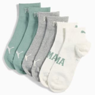 Изображение Puma Носки Logo Quarter Socks Unisex (3-pack)