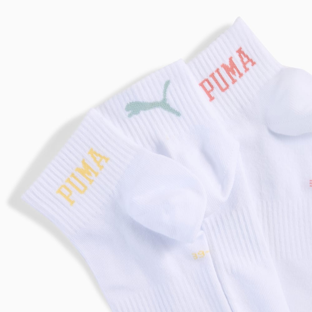 Зображення Puma Шкарпетки Logo Quarter Socks Unisex (3-pack) #2: white combo
