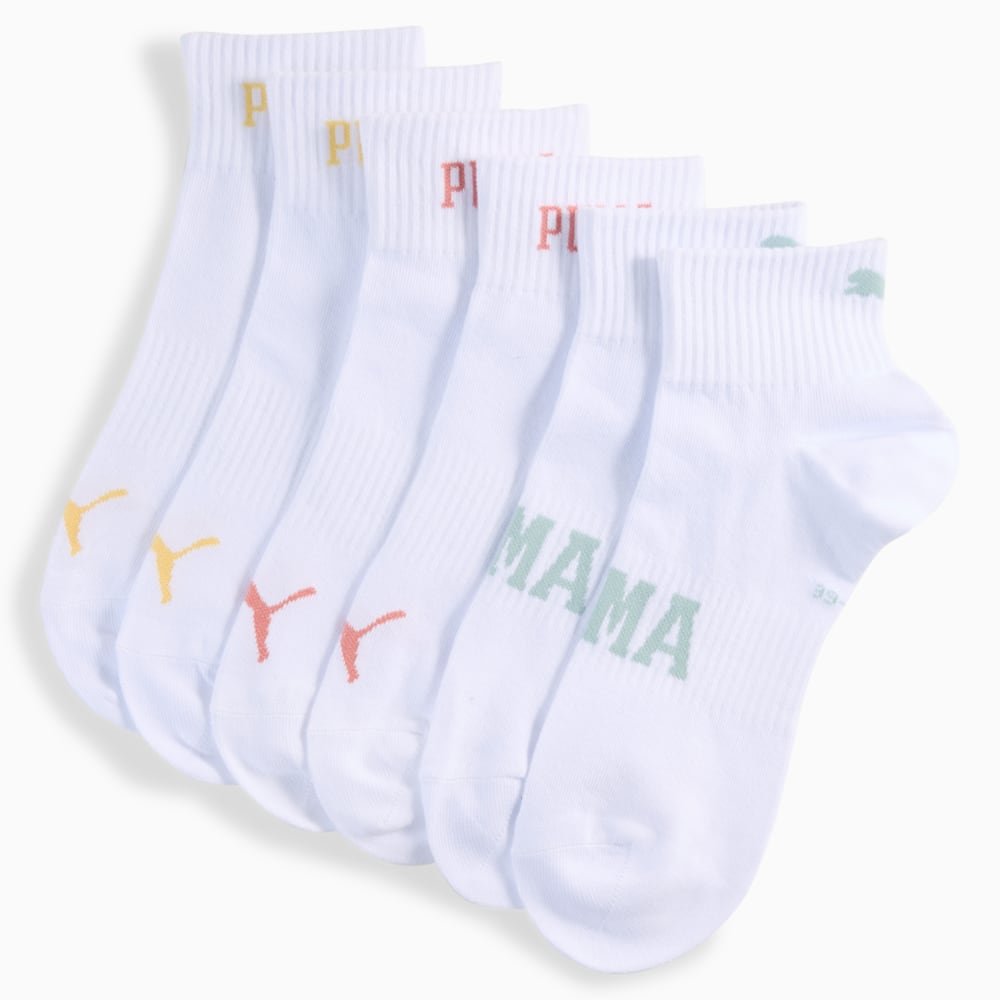 Зображення Puma Шкарпетки Logo Quarter Socks Unisex (3-pack) #1: white combo