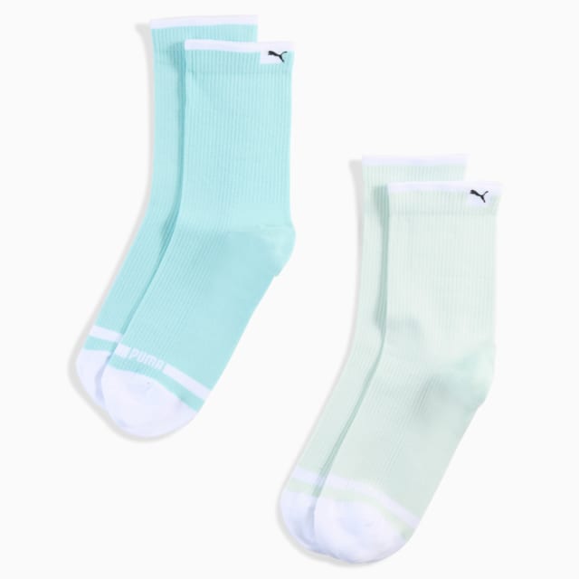 Imagen PUMA Calcetines clásicos ribeteados para mujer (pack de 2)