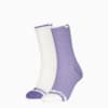 Imagen PUMA Calcetines clásicos ribeteados para mujer (pack de 2) #1