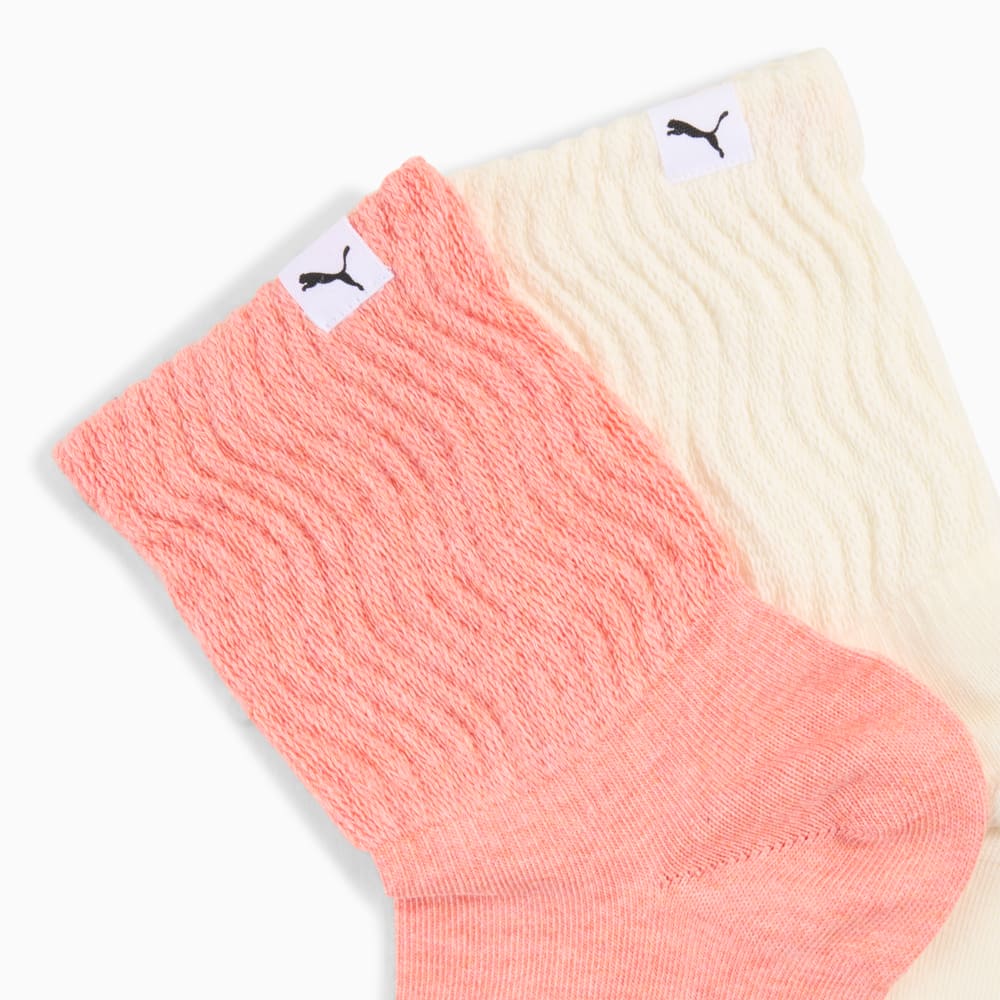 Изображение Puma Носки Zigzag Short Socks Women (2-pack) #2: white / pink