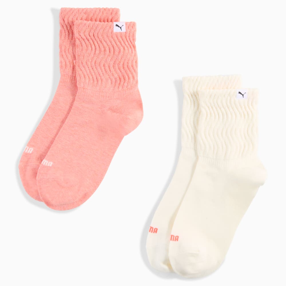 Изображение Puma Носки Zigzag Short Socks Women (2-pack) #1: white / pink