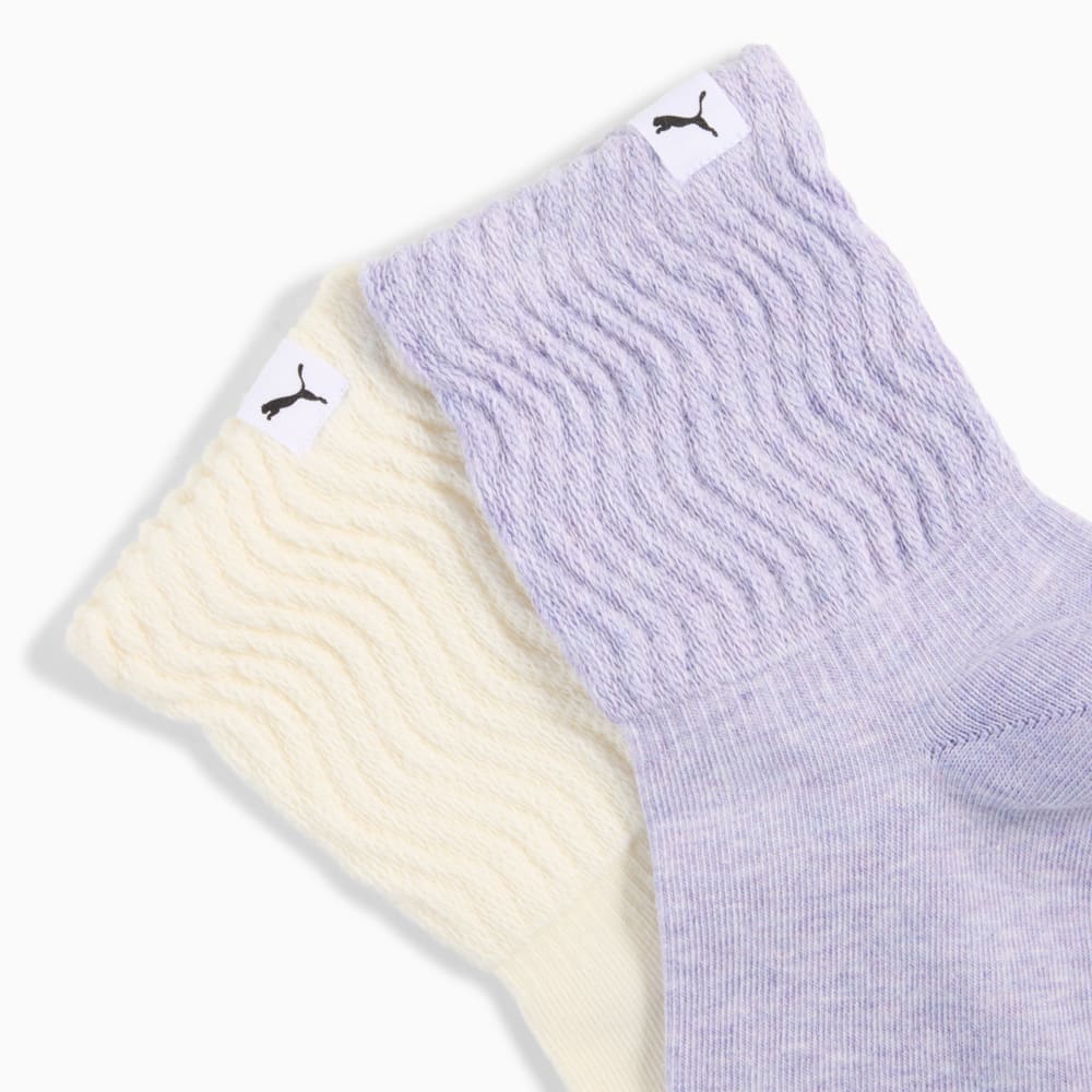 Зображення Puma Шкарпетки Zigzag Short Socks Women (2-pack) #2: purple / white