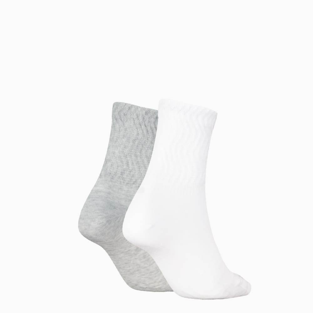 Зображення Puma Шкарпетки Zigzag Short Socks Women (2-pack) #2: white / grey