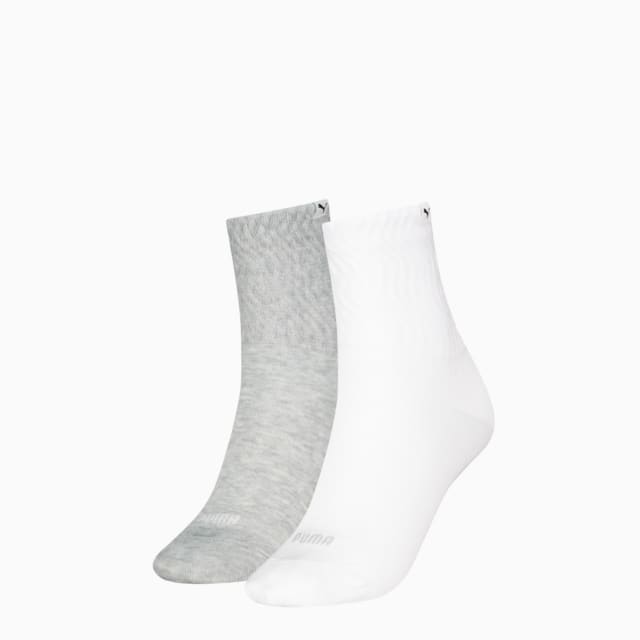 Imagen PUMA Calcetines cortos en zigzag para mujer (pack de 2)
