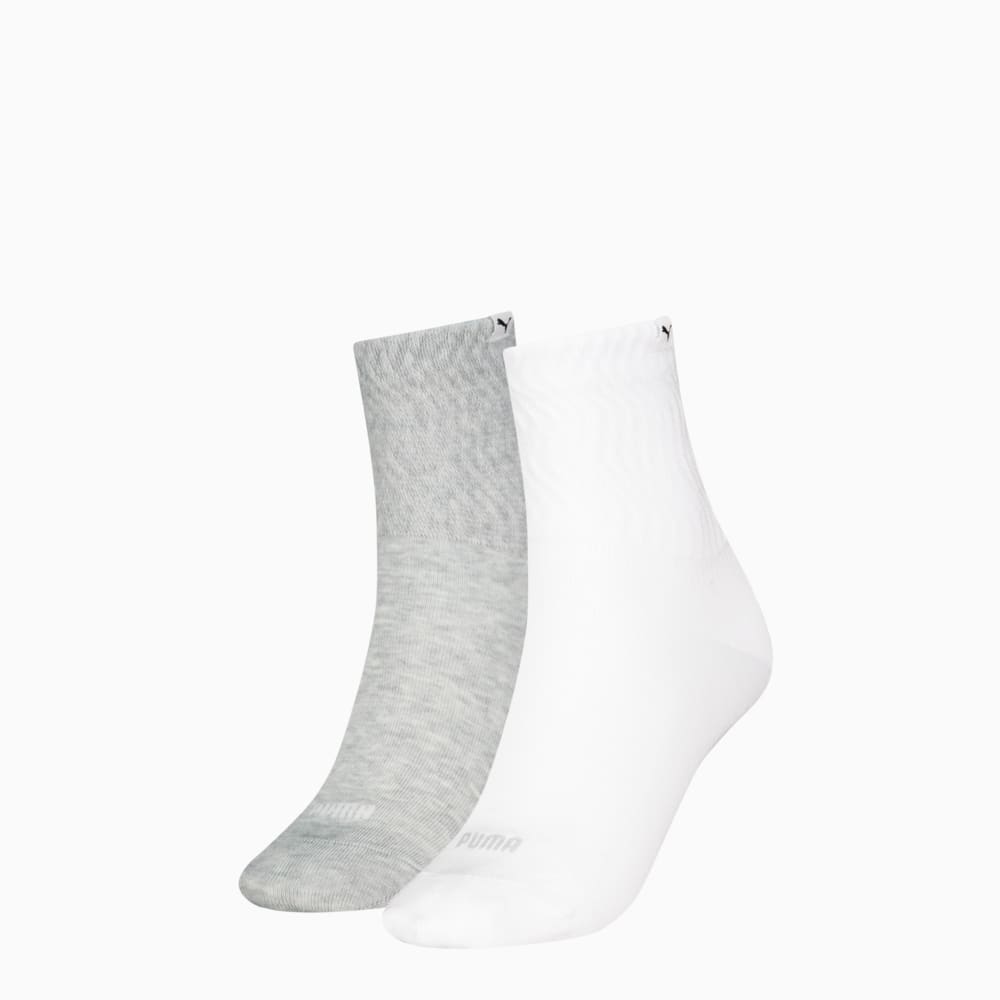 Зображення Puma Шкарпетки Zigzag Short Socks Women (2-pack) #1: white / grey