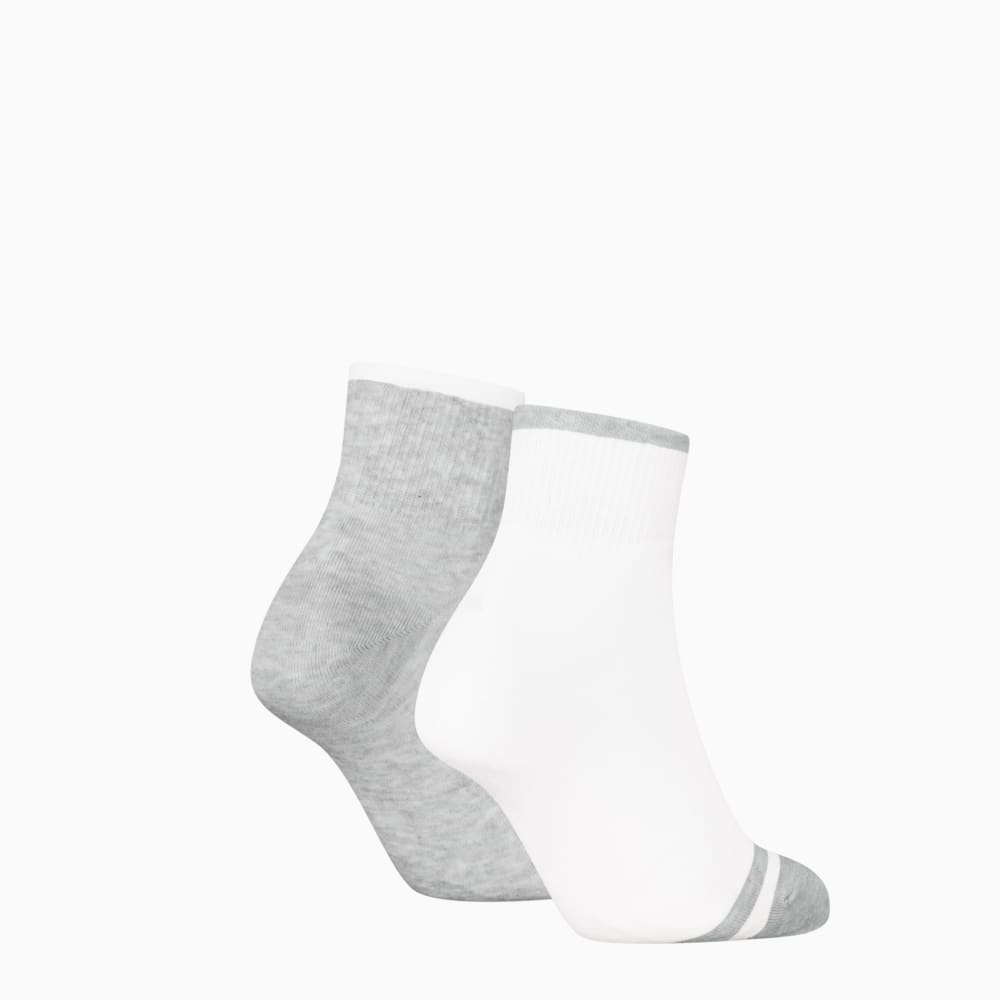 Зображення Puma Шкарпетки Heritage Quarter Socks Women (2-pack) #2: white / grey
