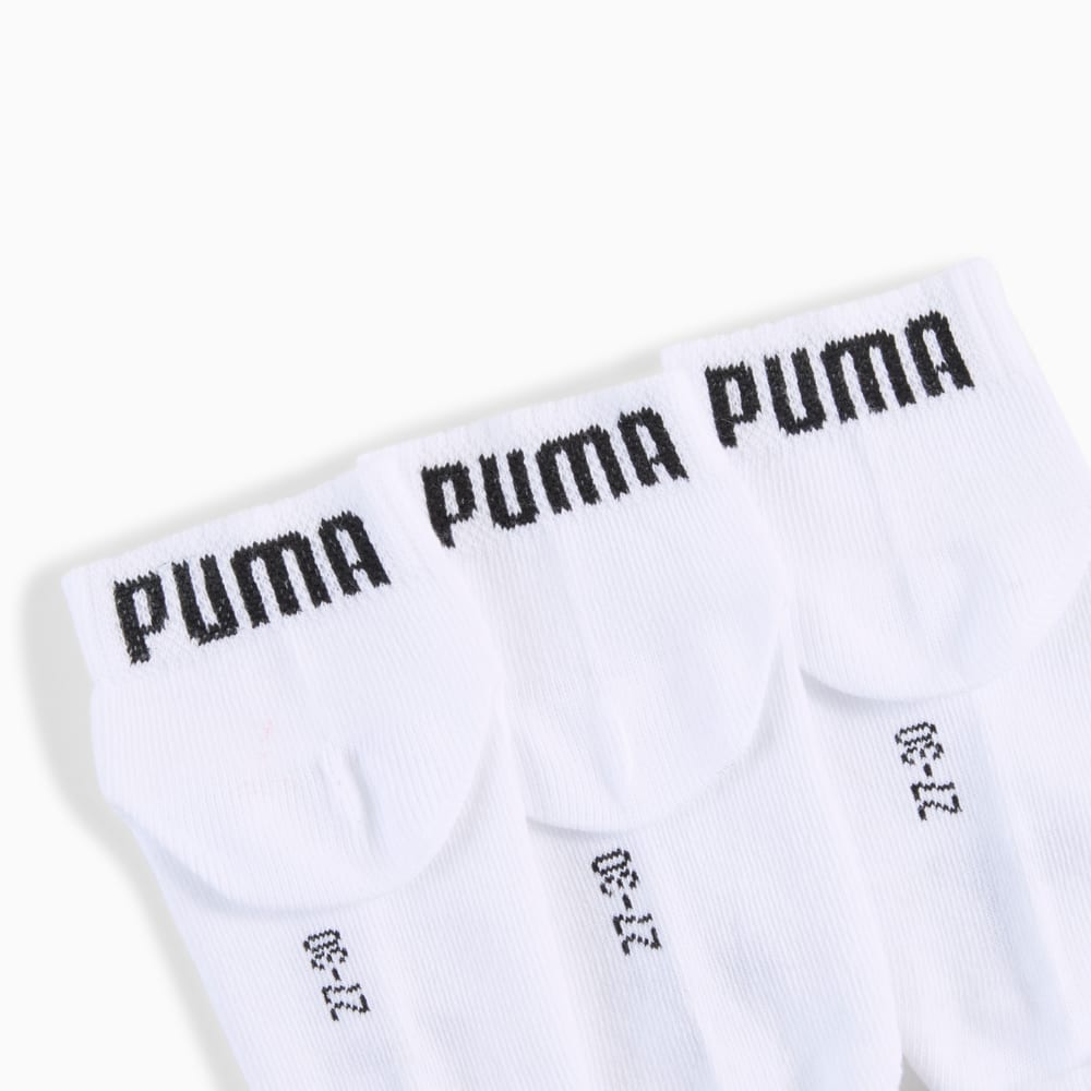 Изображение Puma Детские носки Quarter Socks Youth (3-pack) #2: White