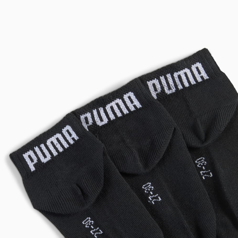 Изображение Puma Детские носки Quarter Socks Youth (3-pack) #2: black