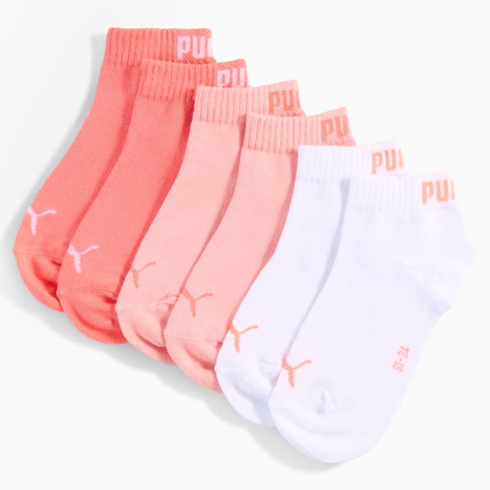 Зображення Puma Дитячі шкарпетки Quarter Socks Youth (3-pack) #1: pink combo
