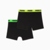 Изображение Puma Детские трусы-боксеры Everyday Basic Boxers Youth (2-pack) #2: black / various logo colors
