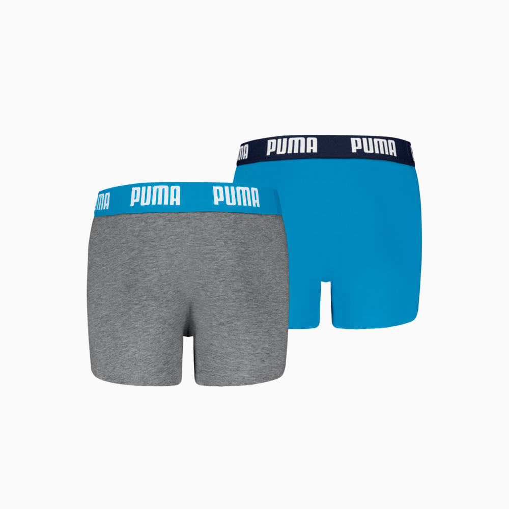 Зображення Puma Дитячі труси-боксери Everyday Basic Boxers Youth (2-pack) #2: grey / blue