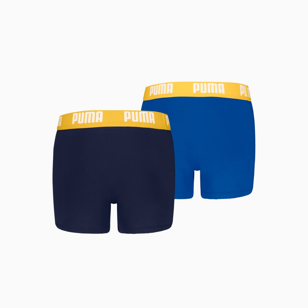 Изображение Puma Детские трусы-боксеры Everyday Basic Boxers Youth (2-pack) #2: green combo