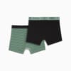 Изображение Puma Мужское нижнее белье Printed Boxers Men (2-pack) #2: olive green / black