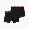 Зображення Puma Чоловіча спідня білизна Logo Boxers Men (2-pack) #2: Orange / Black
