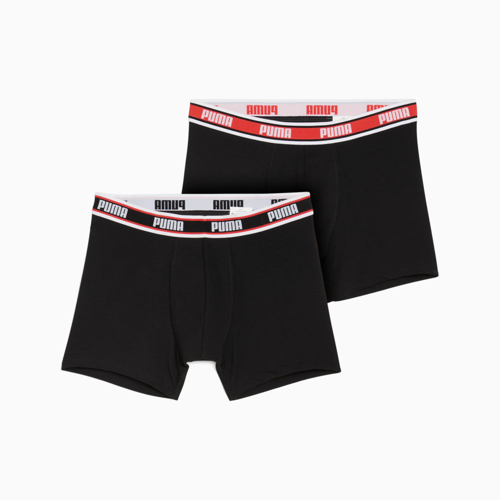 Зображення Puma Чоловіча спідня білизна Logo Boxers Men (2-pack) #1: Orange / Black