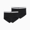 Изображение Puma Женское нижнее белье High-Rise Hipster Briefs Women (2-pack) #1: black
