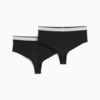 Зображення Puma Жіноча спідня білизна High-Rise Brazilian Bottoms Women (2-pack) #2: black