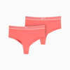 Изображение Puma Женское нижнее белье High-Rise Brazilian Bottoms Women (2-pack) #1: Coral