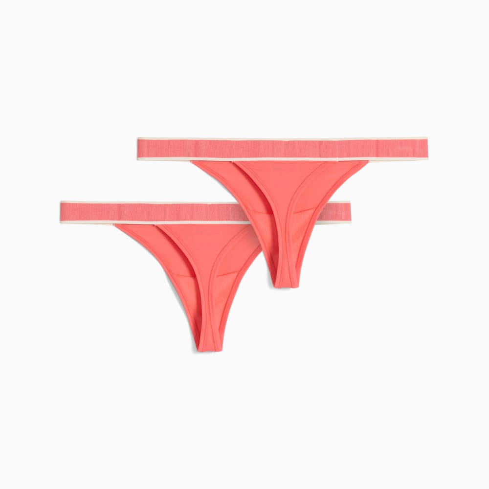 Изображение Puma Женское нижнее белье String Thongs Women (2-pack) #2: Coral