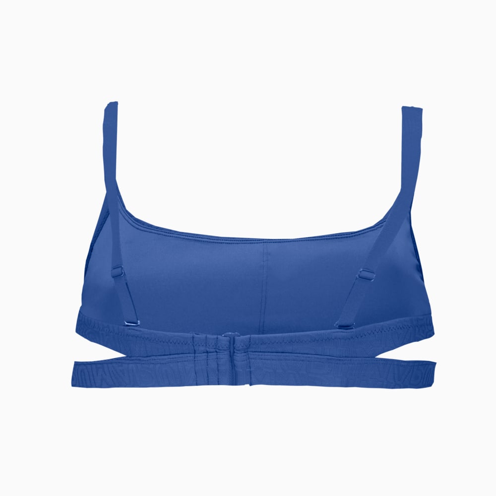Зображення Puma Ліф для плавання Swim JACQUARD Top Women #2: Vivid Blue