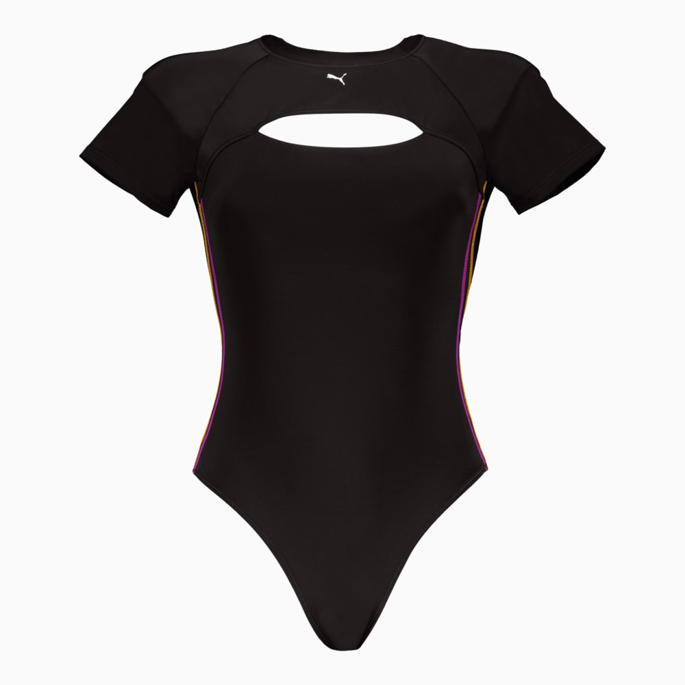 Изображение Puma Купальник PUMA Swim Women PEEKABOO Swimsuit #1: black