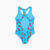 Изображение Puma Купальник Printed Racerback Swimsuit Youth #2: blue / red