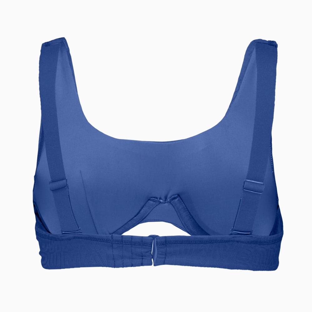 Изображение Puma Лиф для плавания Swim JACQUARD Top Women #2: Vivid Blue