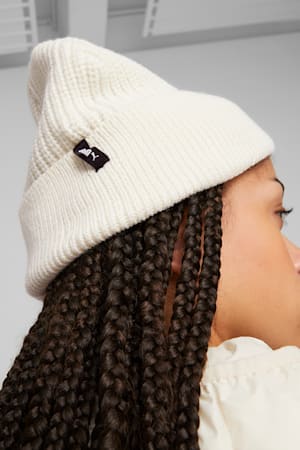 Metal Cat Beanie, Warm White, extralarge-GBR